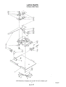 07 - Latch parts for Kitchenaid Oven KEMI371SBL0 from AppliancePartsPros.com