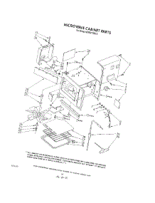 09 - Microwave Cabinet parts for Kitchenaid Oven KEMI371SBL0 from AppliancePartsPros.com