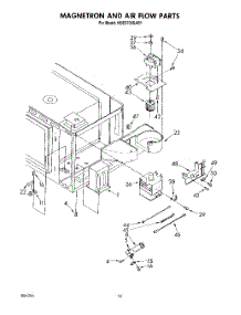 07 - Magnetron And Air Flow parts for Kitchenaid Range KEES705SWB1 from AppliancePartsPros.com