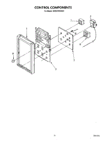 12 - Control Components parts for Kitchenaid Range KEES705SWB1 from AppliancePartsPros.com