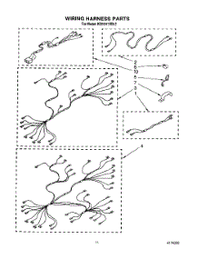 09 - Wiring Harness parts for Kitchenaid Oven KEBI241XBL3 from AppliancePartsPros.com
