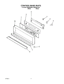 06 - Control Panel parts for Kitchenaid Oven KEBI200YBL0 from AppliancePartsPros.com