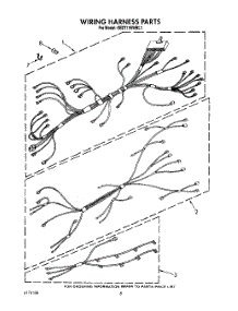 06 - Wiring Harness parts for Kitchenaid Range KEDT105WWH1 from AppliancePartsPros.com