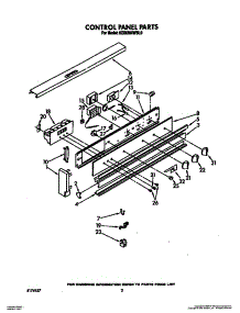 02 - Control Panel, Optional parts for Kitchenaid Oven KEBI200WBL0 from AppliancePartsPros.com
