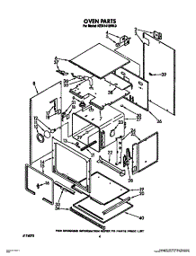 04 - Oven parts for Kitchenaid Oven KEBI141WBL0 from AppliancePartsPros.com