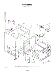 03 - Oven parts for Kitchenaid Range KEES705SWB0 from AppliancePartsPros.com