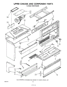 06 - Upper Chassis And Components parts for Kitchenaid Range KEES702SWB0 from AppliancePartsPros.com
