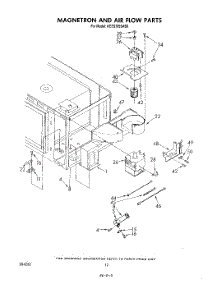 07 - Magnetron And Air Flow parts for Kitchenaid Range KEES705SWB0 from AppliancePartsPros.com