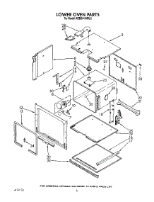 04 - Lower Oven parts for Kitchenaid Oven KEBI241WBL3 from AppliancePartsPros.com