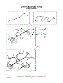 09 - Wiring Harness parts for Kitchenaid Oven KEBI241WBL3 from AppliancePartsPros.com
