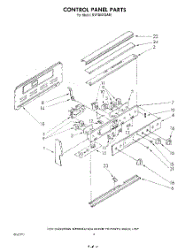 03 - Control Panel parts for Kitchenaid Range KERS500SWB1 from AppliancePartsPros.com