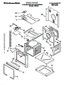 Oven parts for Kitchenaid Range M  WDD from AppliancePartsPros.com