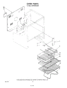 05 - Oven , Literature And Optional parts for Kitchenaid Range KERS500SWB1 from AppliancePartsPros.com