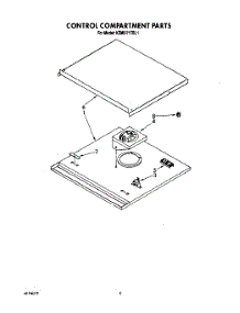 04 - Control Compartment parts for Kitchenaid Oven KEMI371TBL1 from AppliancePartsPros.com