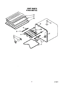 05 - Unit parts for Kitchenaid Oven KEMI371TBL1 from AppliancePartsPros.com