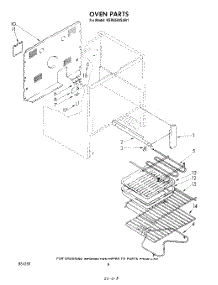 05 - Oven , Literature And Optional parts for Kitchenaid Range KERS502SWB1 from AppliancePartsPros.com