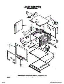 04 - Lower Oven parts for Kitchenaid Oven KEBS246WBL0 from AppliancePartsPros.com