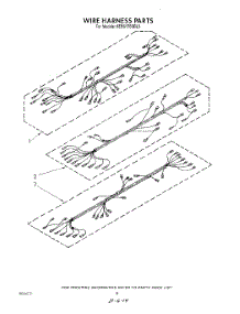 07 - Wire Harness parts for Kitchenaid Oven KEBS176SBL3 from AppliancePartsPros.com