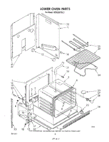 04 - Lower Oven parts for Kitchenaid Oven KEBI200TBL2 from AppliancePartsPros.com