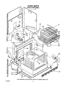05 - Oven, Lit / Optional parts for Kitchenaid Range KEDS100WWH2 from AppliancePartsPros.com