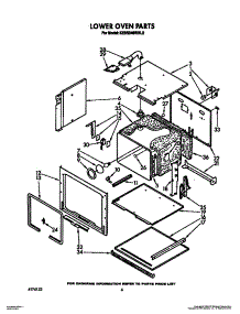 04 - Lower Oven parts for Kitchenaid Oven KEBS246WBL2 from AppliancePartsPros.com