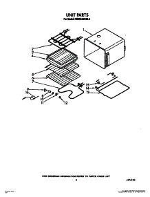 06 - Unit parts for Kitchenaid Oven KEBS246WBL2 from AppliancePartsPros.com