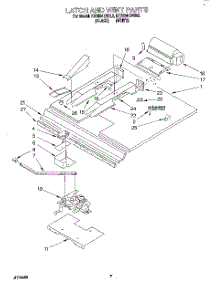 05 - Latch And Vent parts for Kitchenaid Oven KEBI241BWH2 from AppliancePartsPros.com