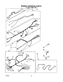 12 - Wiring Harness parts for Kitchenaid Oven KEMI371XBL2 from AppliancePartsPros.com