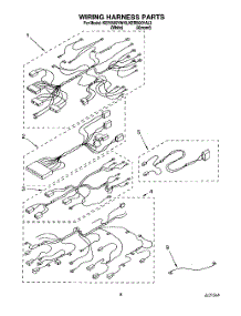 06 - Wiring Harness parts for Kitchenaid Range KERI500YWH3 from AppliancePartsPros.com