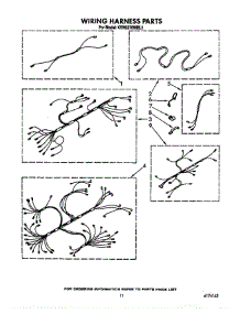 Wiring Harness parts for Kitchenaid Range KEBS276WWH3 from AppliancePartsPros.com