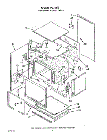 03 - Oven parts for Kitchenaid Oven KEMI371XBL1 from AppliancePartsPros.com