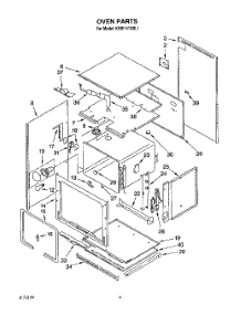 03 - Oven parts for Kitchenaid Oven KEBI141XBL1 from AppliancePartsPros.com