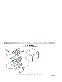 04 - Unit parts for Kitchenaid Oven KEMI371XBL1 from AppliancePartsPros.com