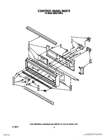 02 - Control Panel, Lit / Optional parts for Kitchenaid Oven KEBI241WBL0 from AppliancePartsPros.com