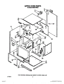 03 - Upper Oven parts for Kitchenaid Oven KEBI241WBL0 from AppliancePartsPros.com