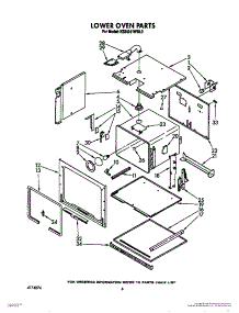 04 - Lower Oven parts for Kitchenaid Oven KEBI241WBL0 from AppliancePartsPros.com
