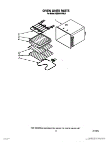 08 - Oven Liner parts for Kitchenaid Oven KEBI241WBL0 from AppliancePartsPros.com