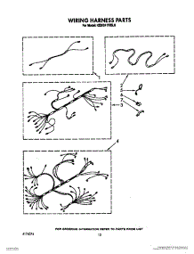 09 - Wiring Harness parts for Kitchenaid Oven KEBI241WBL0 from AppliancePartsPros.com