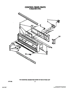 02 - Control Panel, Lit / Optional parts for Kitchenaid Oven KEBI141WBL2 from AppliancePartsPros.com