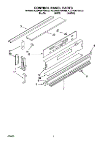 02 - Control Panel parts for Kitchenaid Range KEDH207BBL2 from AppliancePartsPros.com