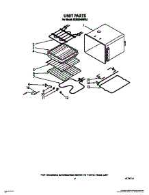 06 - Unit parts for Kitchenaid Oven KEBS246WBL1 from AppliancePartsPros.com