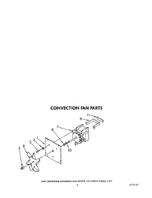04 - Convection Fan parts for Kitchenaid Oven KEBS277XWH0 from AppliancePartsPros.com