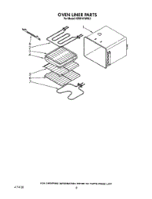 06 - Oven Liner parts for Kitchenaid Oven KEBI141WBL3 from AppliancePartsPros.com
