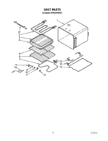 06 - Unit parts for Kitchenaid Oven KEBS246WBL3 from AppliancePartsPros.com