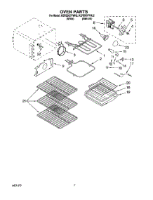 05 - Oven parts for Kitchenaid Range KERS507YAL2 from AppliancePartsPros.com