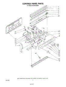 03 - Control Panel parts for Kitchenaid Range KERS505SWB1 from AppliancePartsPros.com