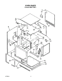 03 - Oven parts for Kitchenaid Oven KEBS177WWH1 from AppliancePartsPros.com