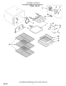 05 - Oven parts for Kitchenaid Range KERS507EAL1 from AppliancePartsPros.com