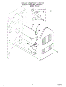 06 - Rear Chassis, Lit / Optional parts for Kitchenaid Range KERS507EAL1 from AppliancePartsPros.com