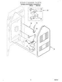 06 - Rear Chassis, Lit / Optional parts for Kitchenaid Range KERS507EAL2 from AppliancePartsPros.com